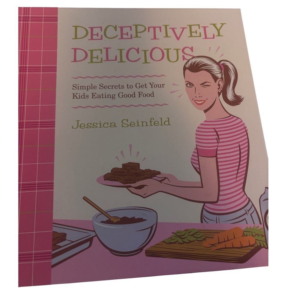 Jessica Seinfeld Deceptively Delicious Cookbook Kids Pink First Edition Spiral
